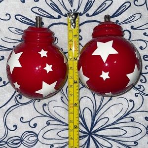 Pottery barn kids star finial- two large-like new